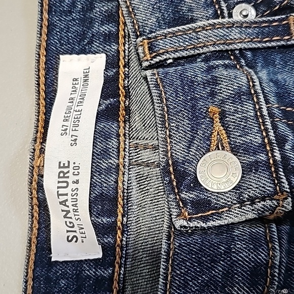 Signature Levi Strauss 32x30 547 regular taper flex jeans - Picture 5 of 7